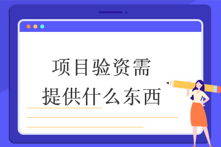 項目驗資需提供什么東西