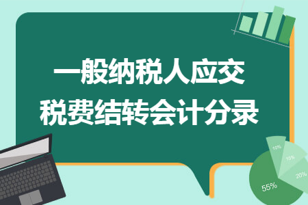一般納稅人應交稅費結轉會計分錄