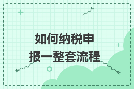 如何納稅申報(bào)一整套流程