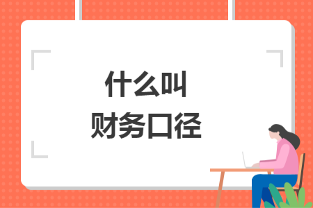 什么叫財務(wù)口徑
